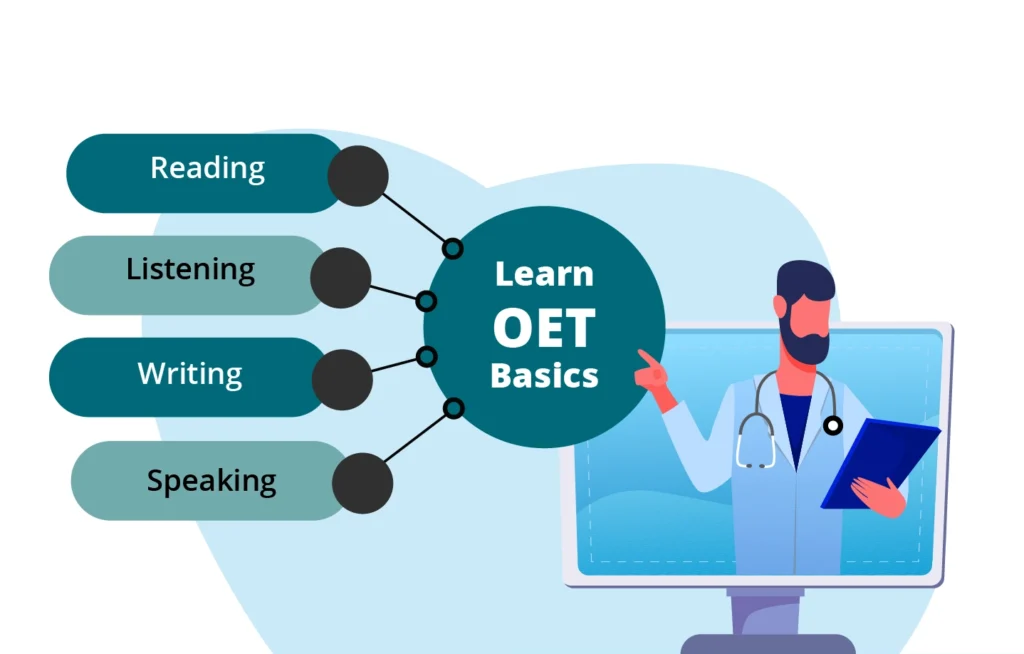 What's in the test of OET