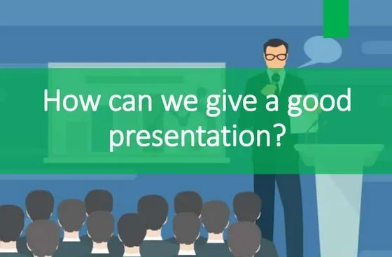 What makes a good presentation​ in english