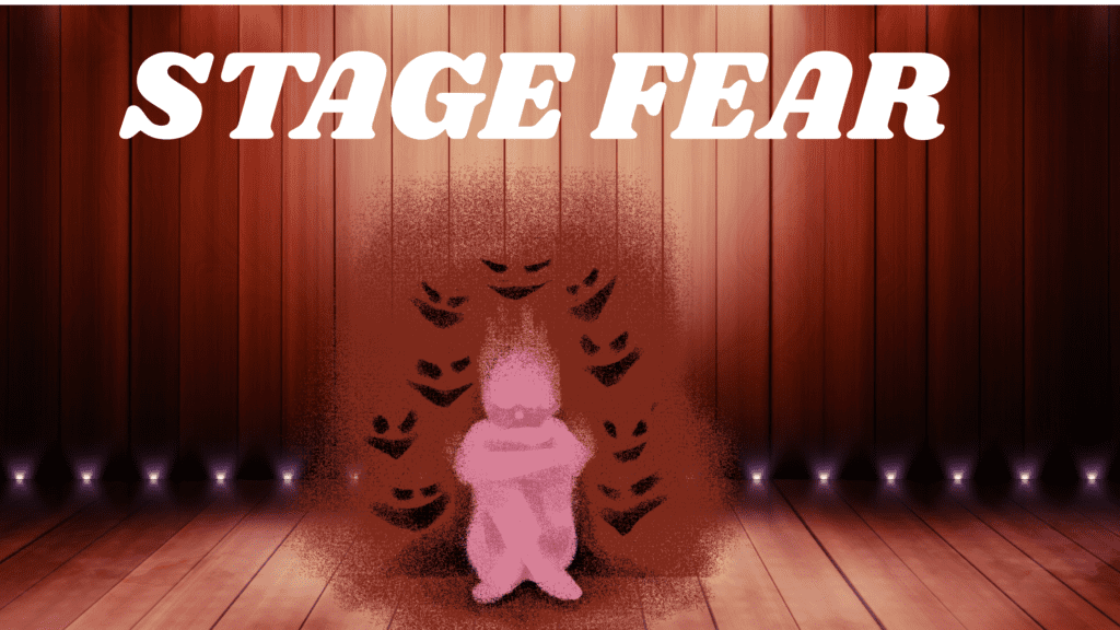 Stage fear, also known as glossophobia