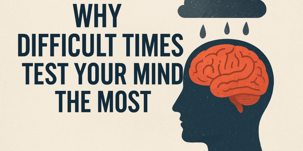 Mental strength tested during difficult times illustration