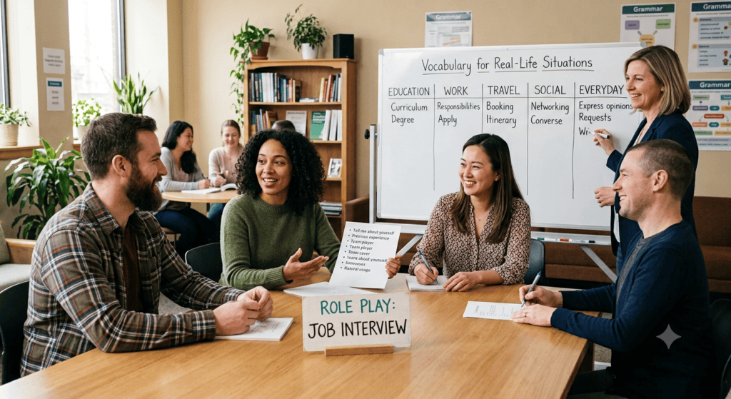 English communication skills practice