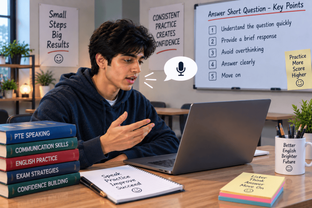 Instead, build vocabulary around common topics such as: Education Technology Environment Health Employment Business Travel Society Communication Learn each word with an example sentence. For example, instead of only learning: “beneficial” learn: “Regular speaking practice can be beneficial for students preparing for an English proficiency test.” This helps you understand how the word works in context.